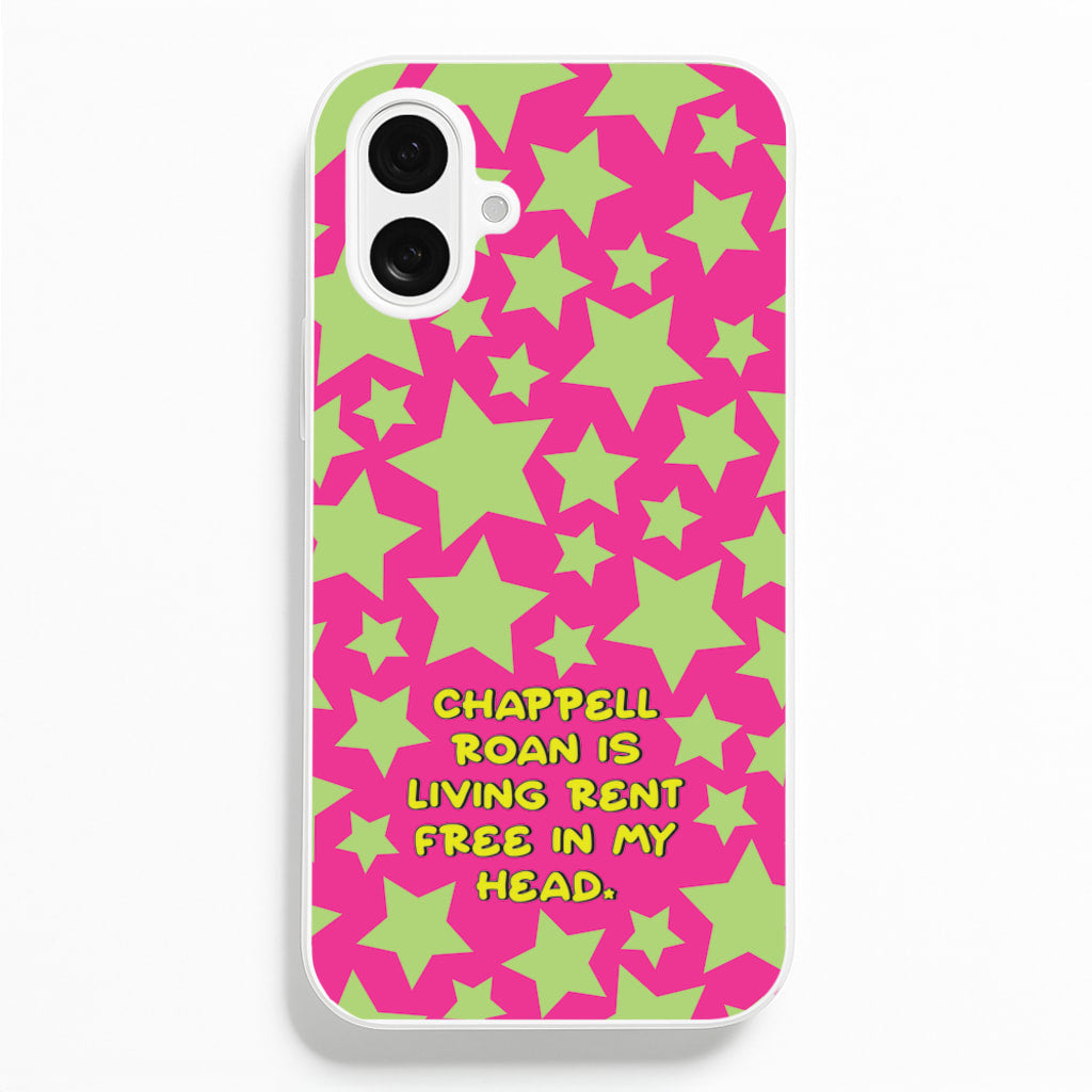 Chappell Rent Free In My Head Phone Case