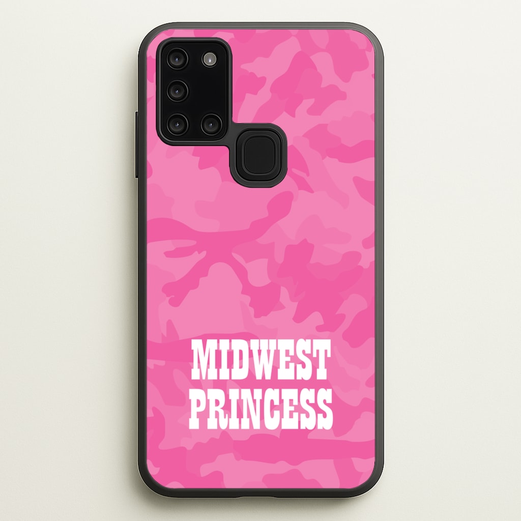 Midwest Princess Camo - Chappell Roan Phone Case for Galaxy A21s