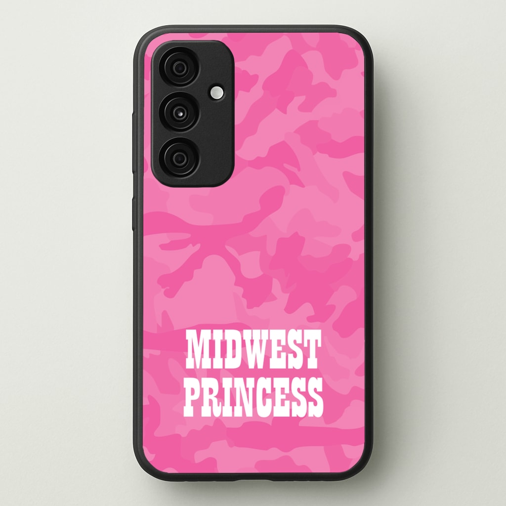 Midwest Princess Camo - Chappell Roan Phone Case for Galaxy A55