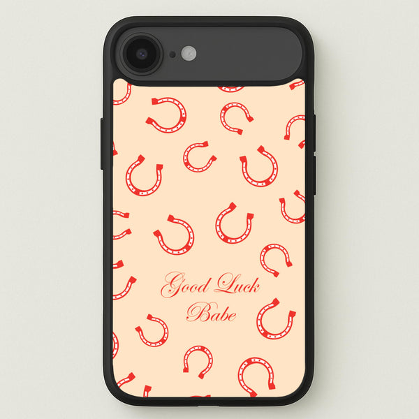 Good Luck Babe Horseshoe Phone Case for iPhone 17 Air