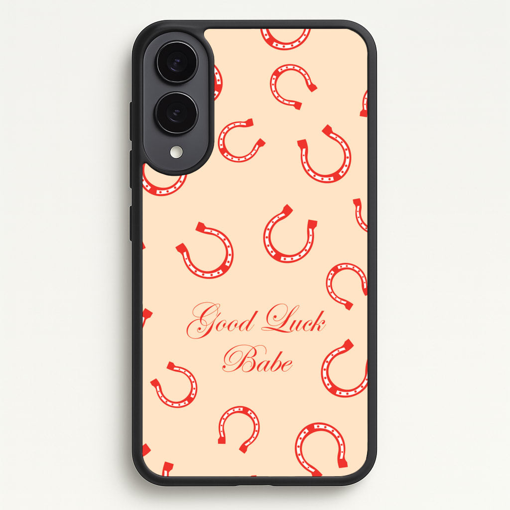 Good Luck Babe Horseshoe - Chappell Roan Phone Case for Galaxy S25 Edge