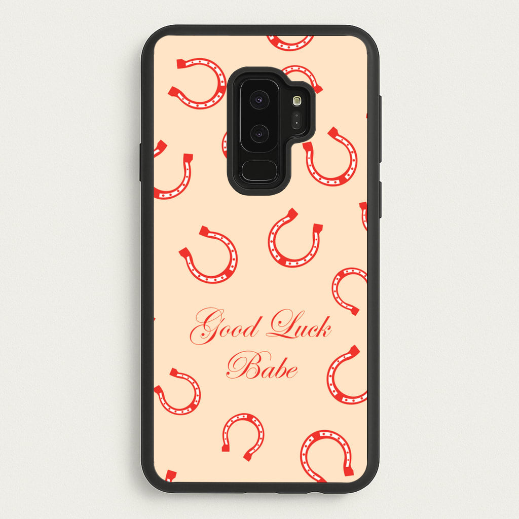 Good Luck Babe Horseshoe - Chappell Roan Phone Case for Galaxy S9 Plus