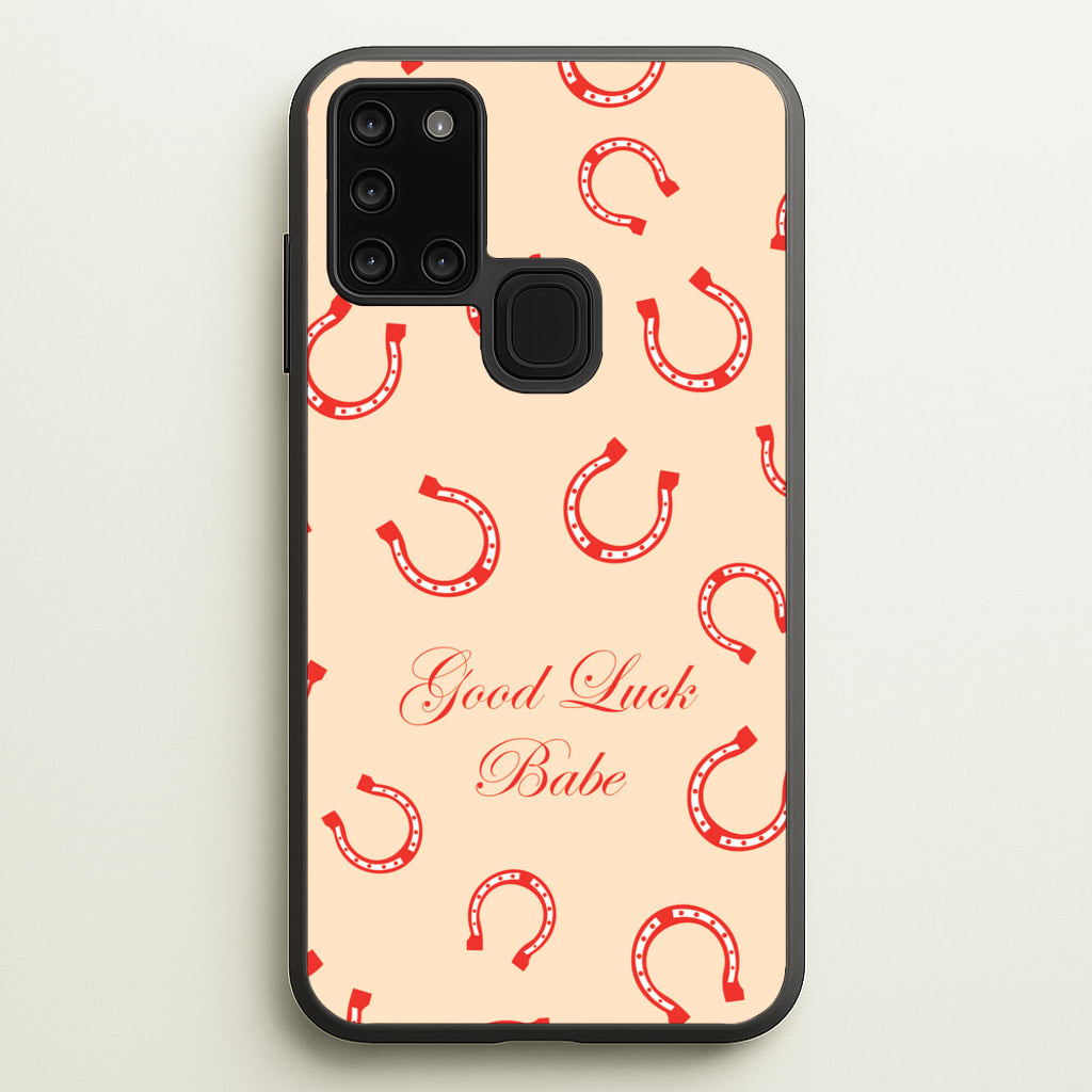 Good Luck Babe Horseshoe - Chappell Roan Phone Case for Galaxy A21s