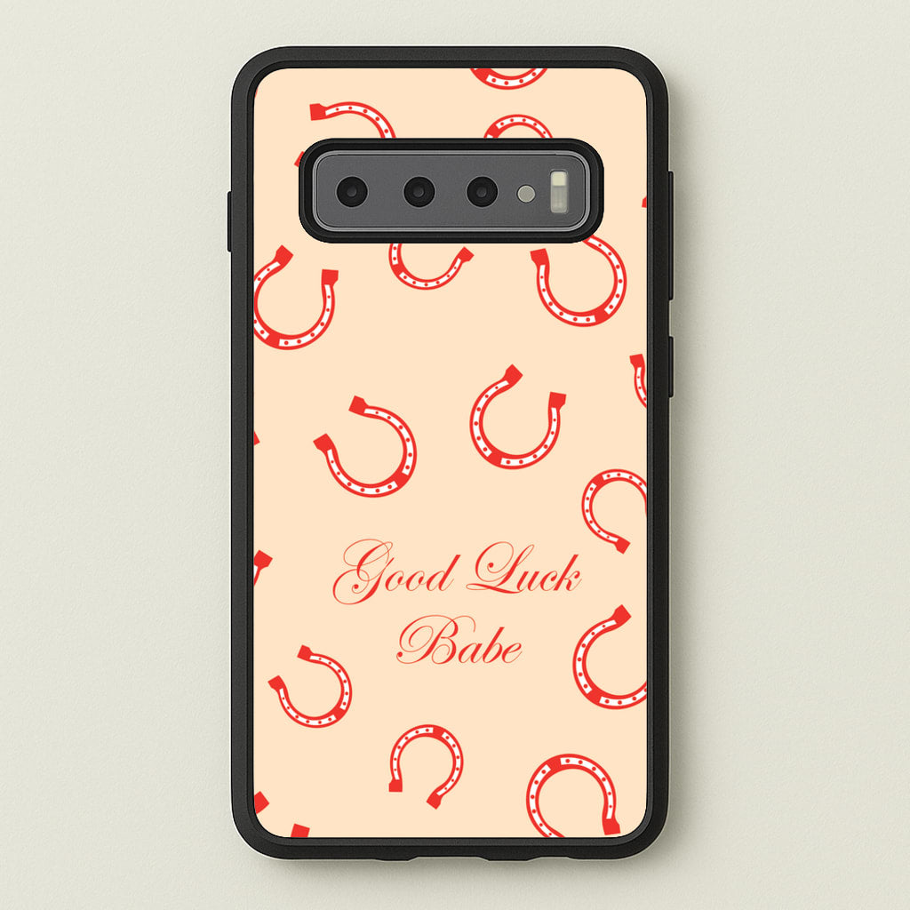 Good Luck Babe Horseshoe - Chappell Roan Phone Case for Galaxy S10 Plus