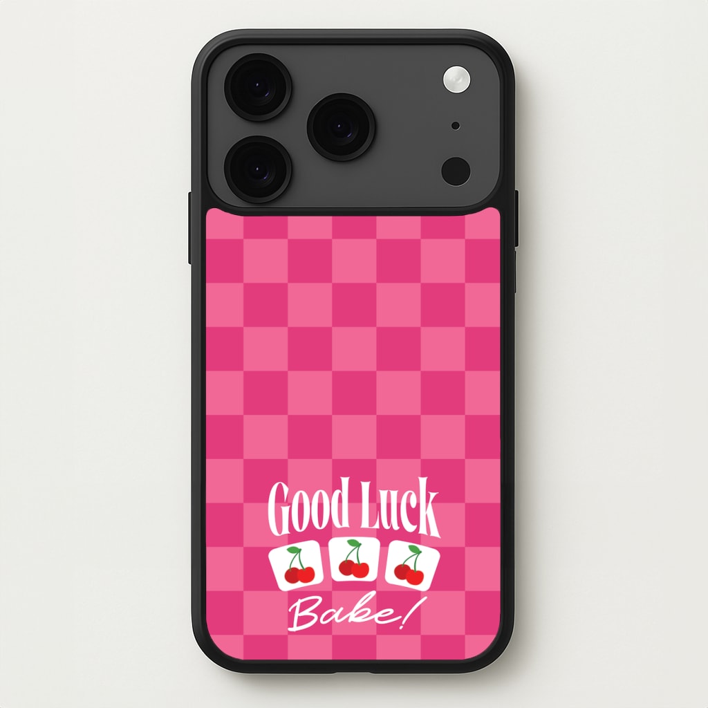 Good Luck Babe Cherries Phone Case for iPhone 17 Pro
