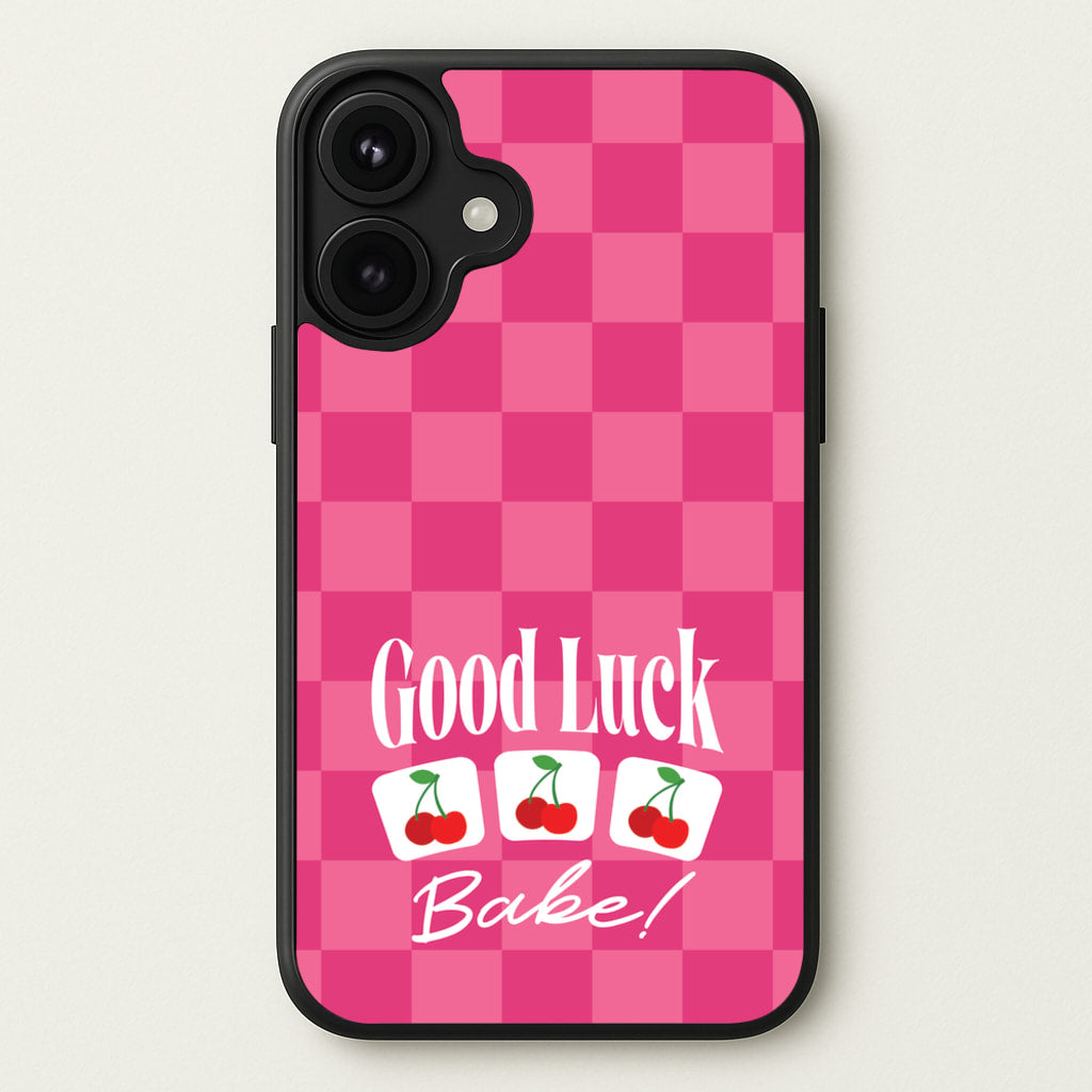 Good Luck Babe Cherries Phone Case for iPhone 17