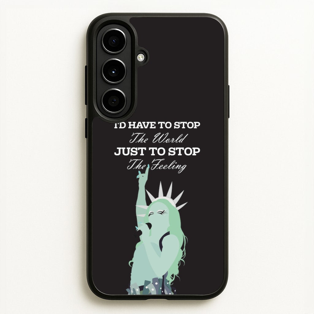 I'd Have To Stop The World - Chappell Roan Phone Case for Galaxy A56