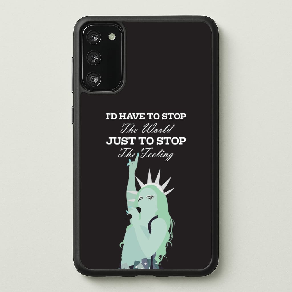 I'd Have To Stop The World - Chappell Roan Phone Case for Galaxy S20