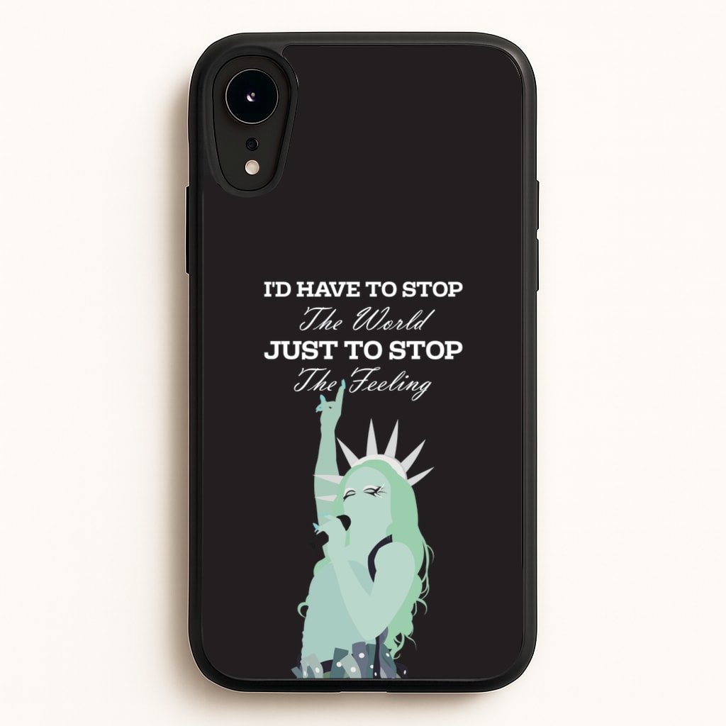 I'd Have To Stop The World - Chappell Roan Phone Case for iPhone XR