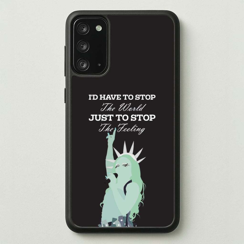 I'd Have To Stop The World - Chappell Roan Phone Case for Galaxy Note 20