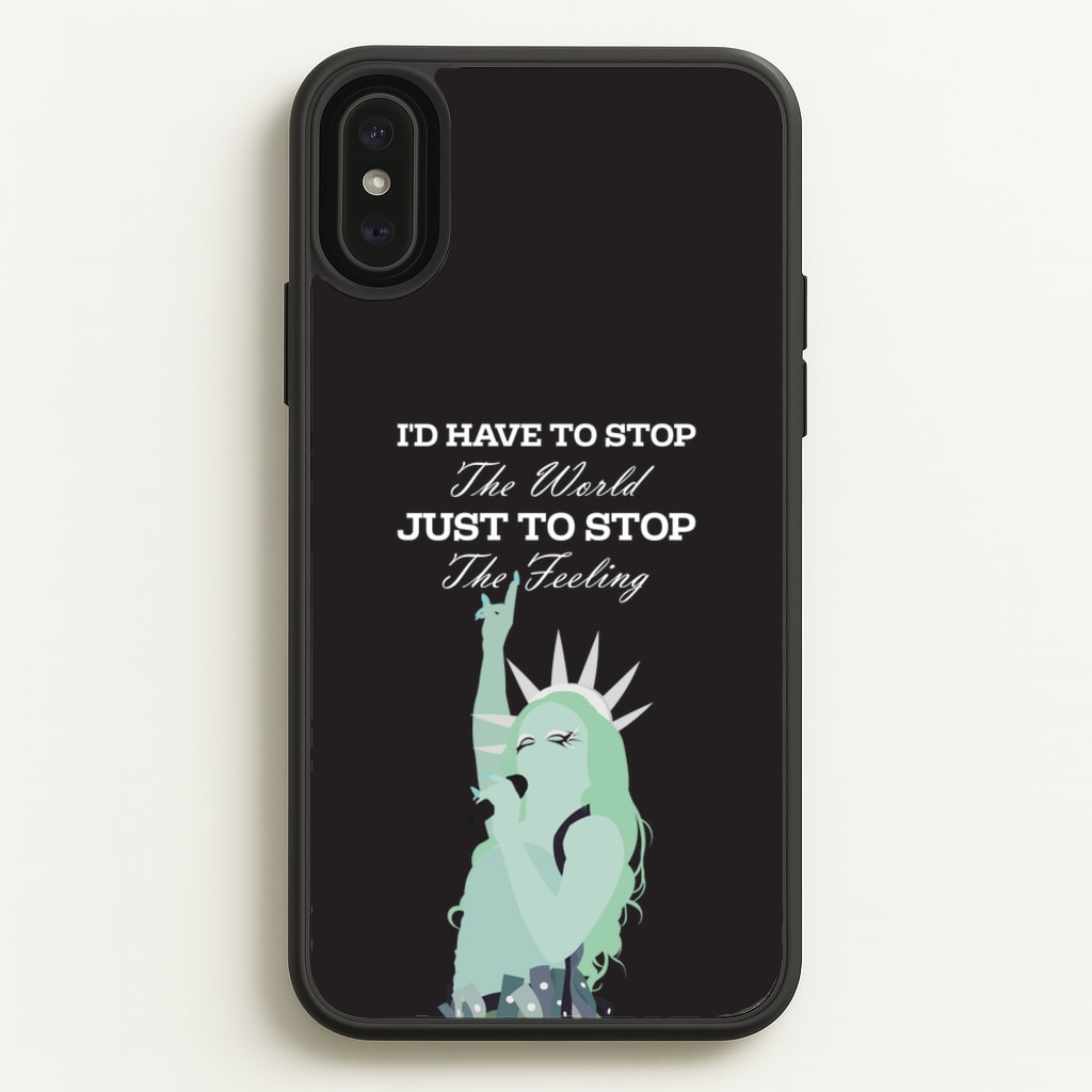 I'd Have To Stop The World - Chappell Roan Phone Case for iPhone XS Max