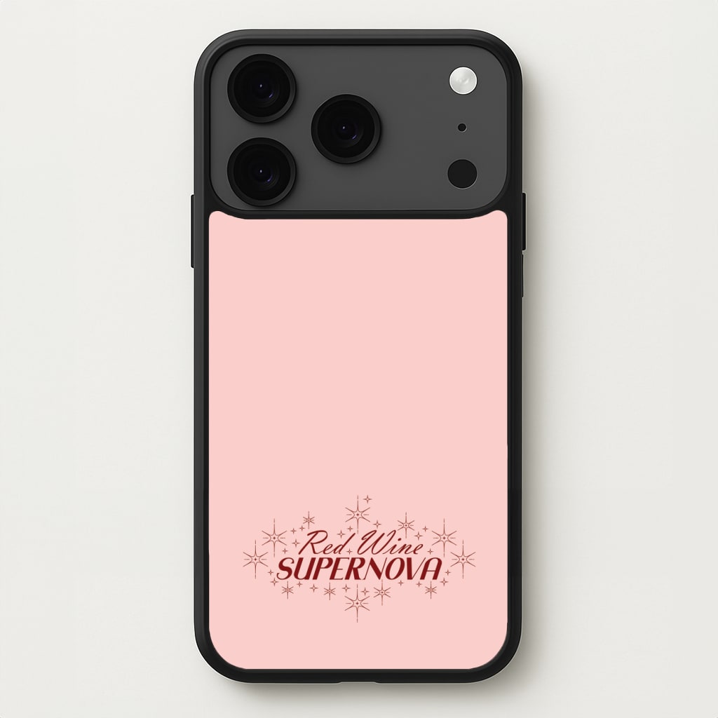Red Wine Supernova Phone Case for iPhone 17 Pro Max