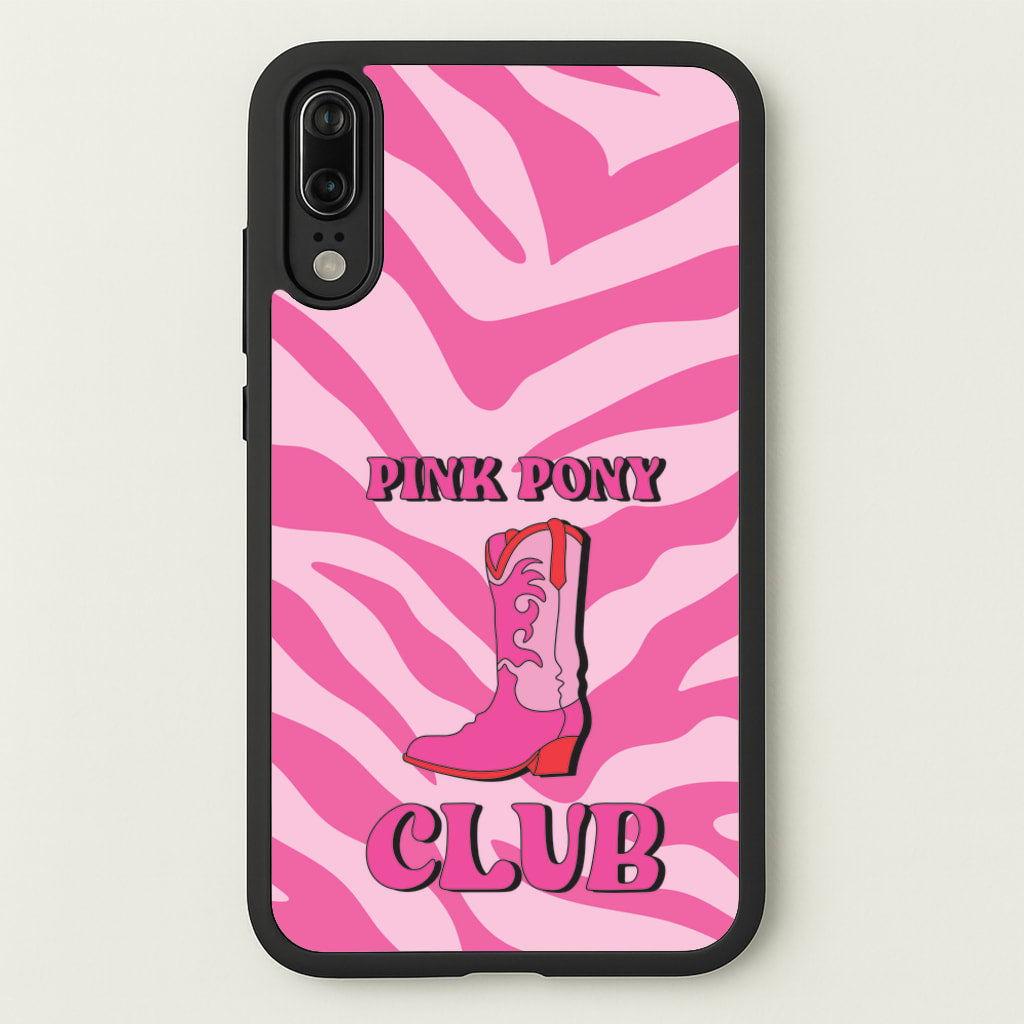 Zebra Print Pink Pony Club - Chappell Roan Phone Case for Huawei P20