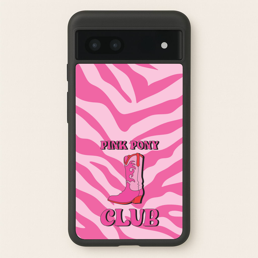 Zebra Print Pink Pony Club - Chappell Roan Phone Case for Google Pixel 7a