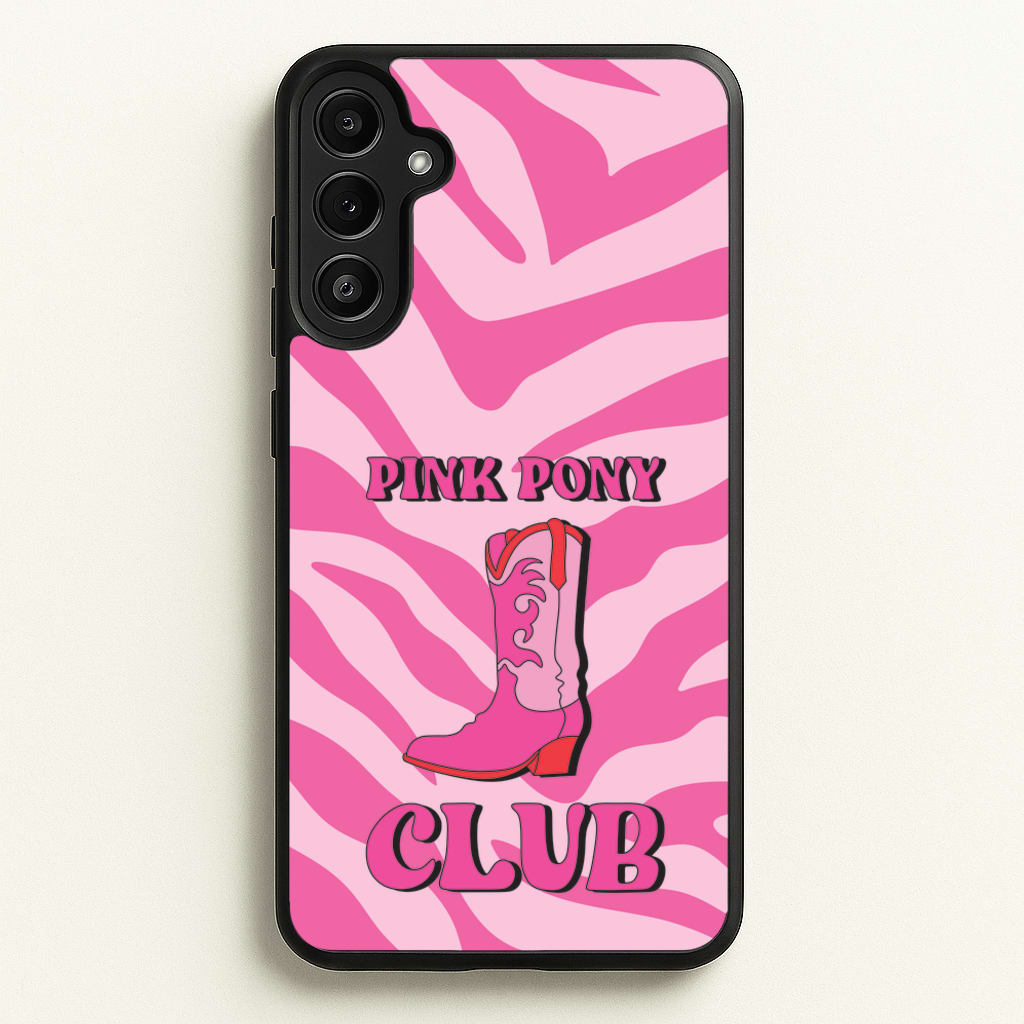 Zebra Print Pink Pony Club - Chappell Roan Phone Case for Galaxy A34