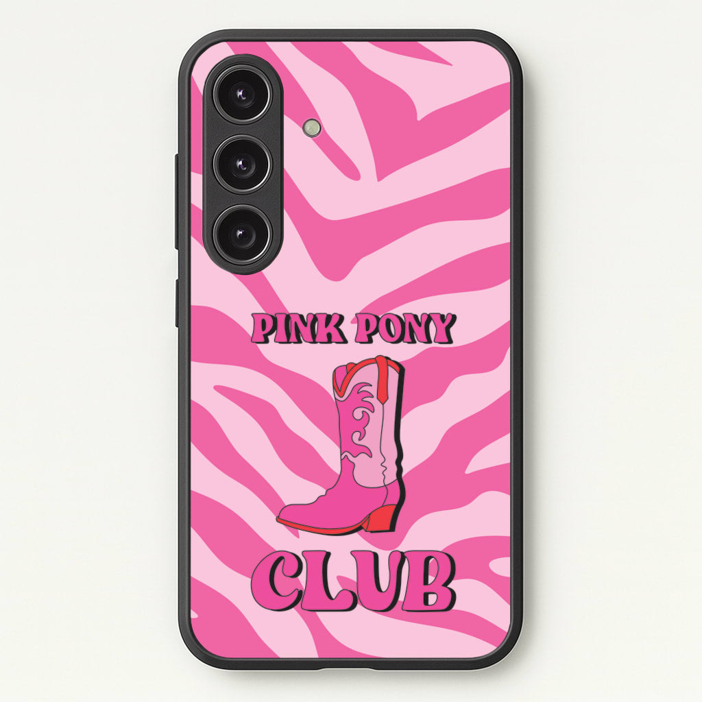 Zebra Print Pink Pony Club - Chappell Roan Phone Case for Galaxy S24