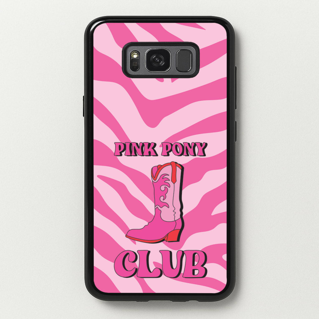 Zebra Print Pink Pony Club - Chappell Roan Phone Case for Galaxy S8 Plus