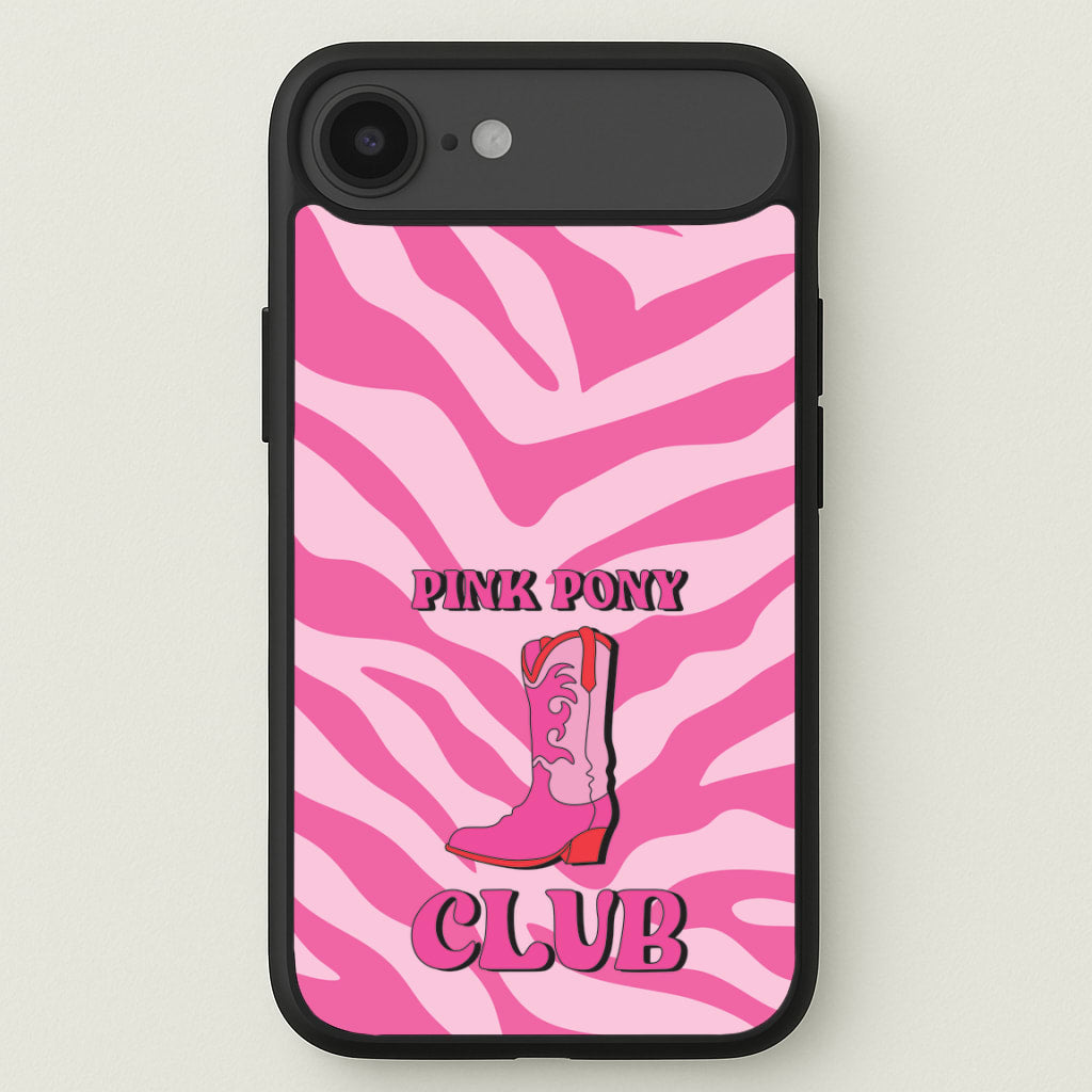 Zebra Print Pink Pony Club Phone Case for iPhone 17 Air