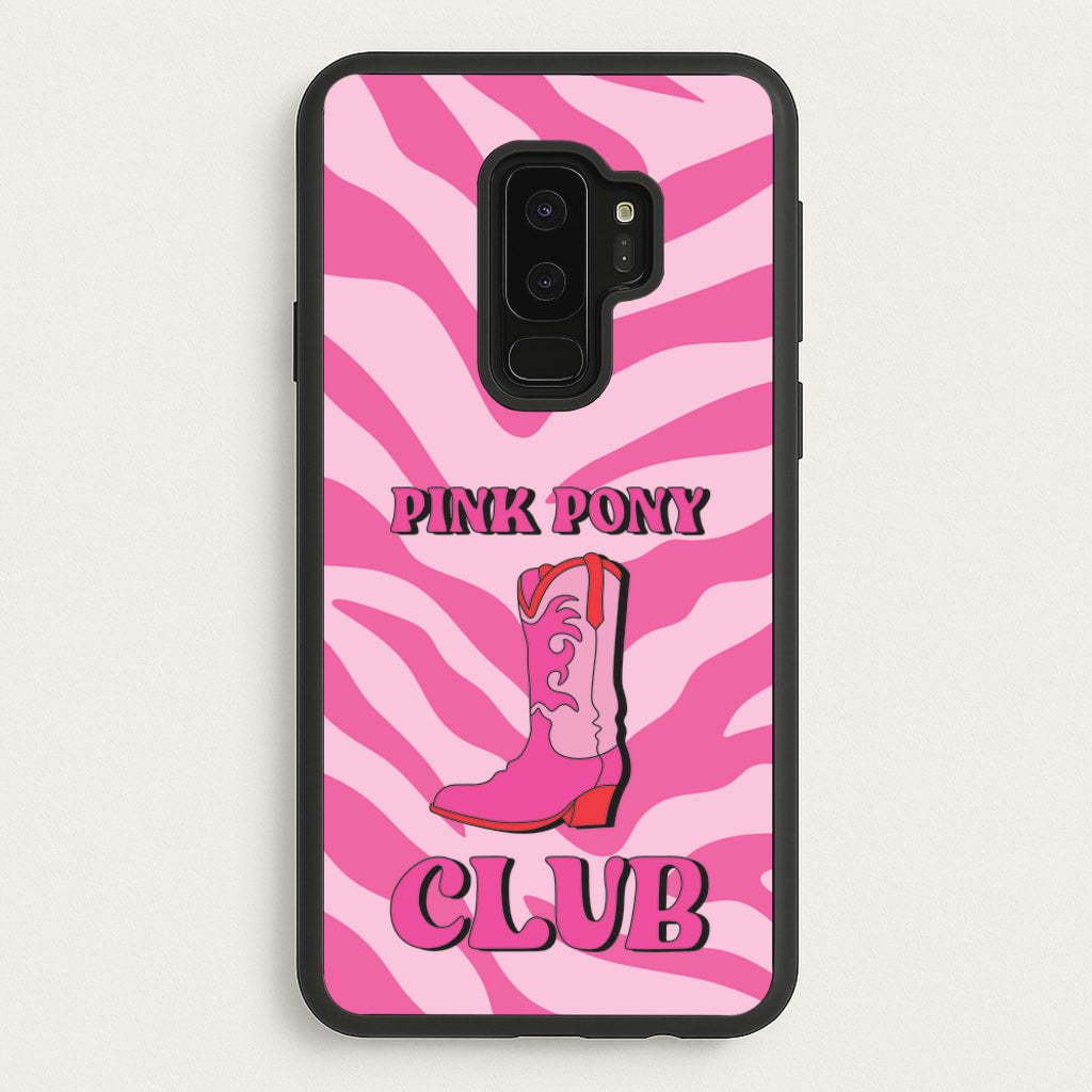 Zebra Print Pink Pony Club - Chappell Roan Phone Case for Galaxy S9 Plus