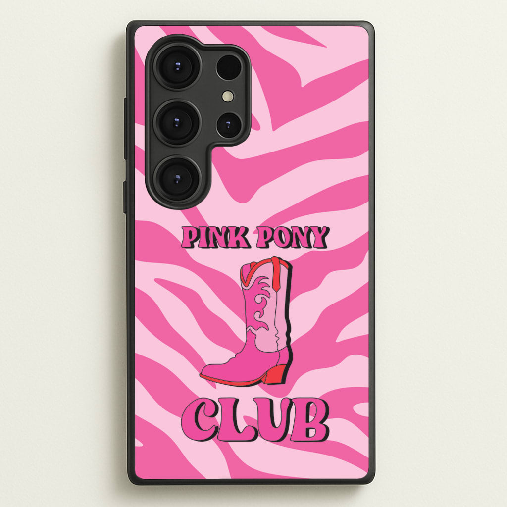 Zebra Print Pink Pony Club - Chappell Roan Phone Case for Galaxy S25 Ultra