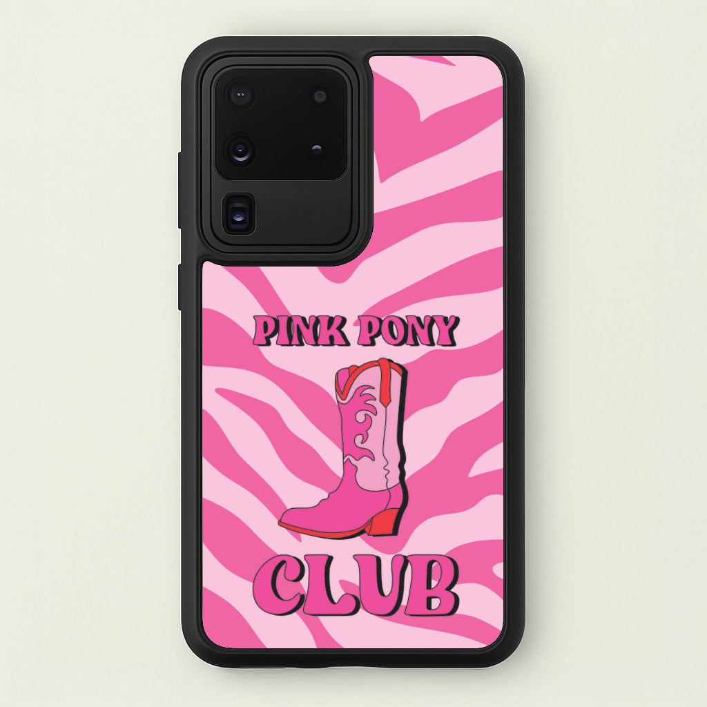 Zebra Print Pink Pony Club - Chappell Roan Phone Case for Galaxy S20 Ultra