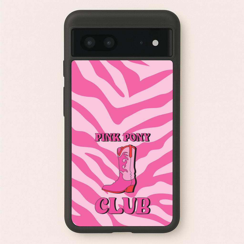 Zebra Print Pink Pony Club - Chappell Roan Phone Case for Google Pixel 7