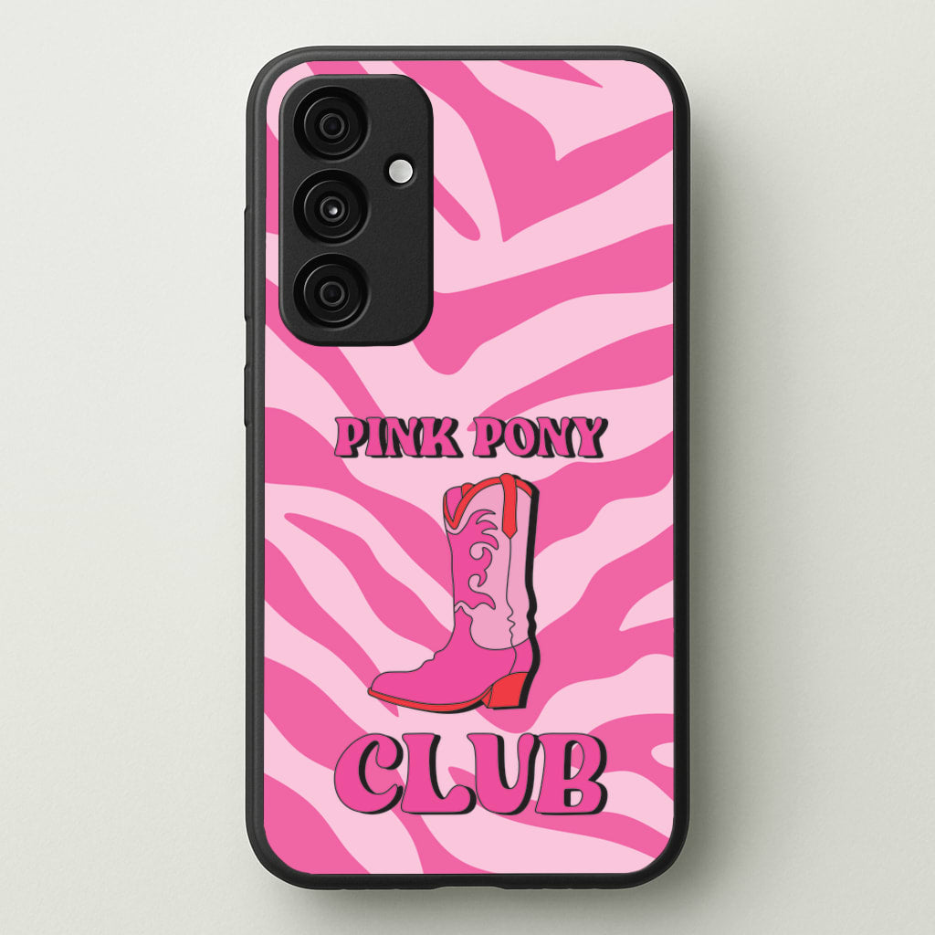Zebra Print Pink Pony Club - Chappell Roan Phone Case for Galaxy A55