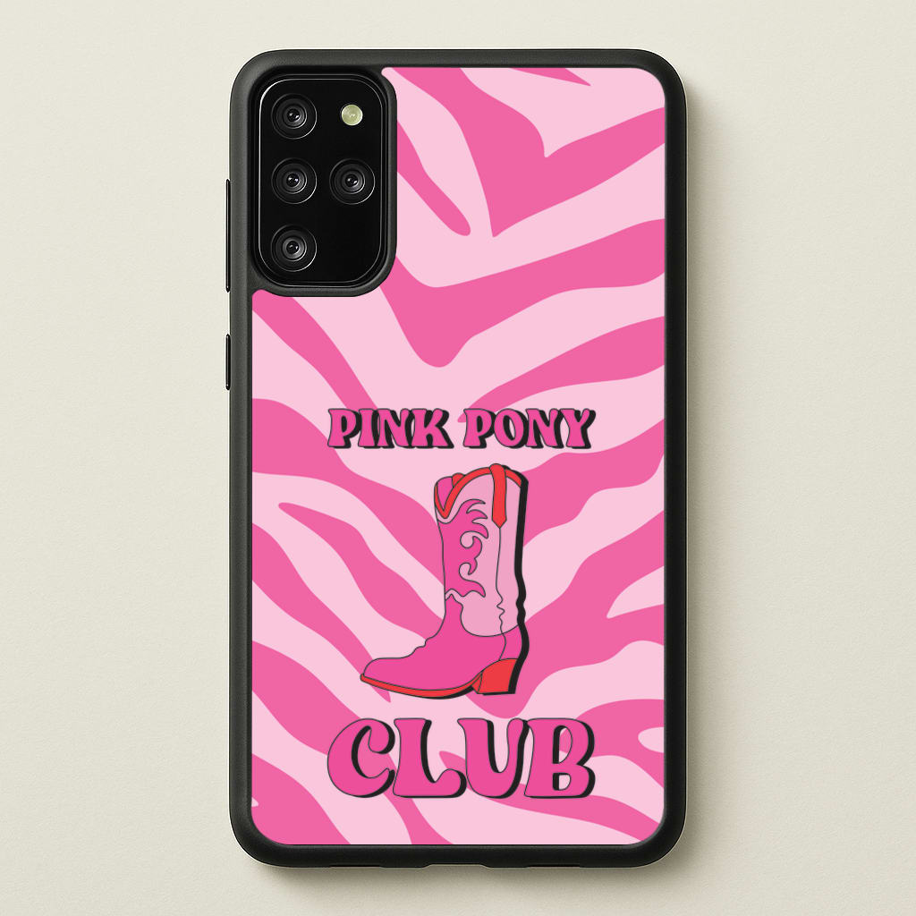 Zebra Print Pink Pony Club - Chappell Roan Phone Case for Galaxy S20 Plus