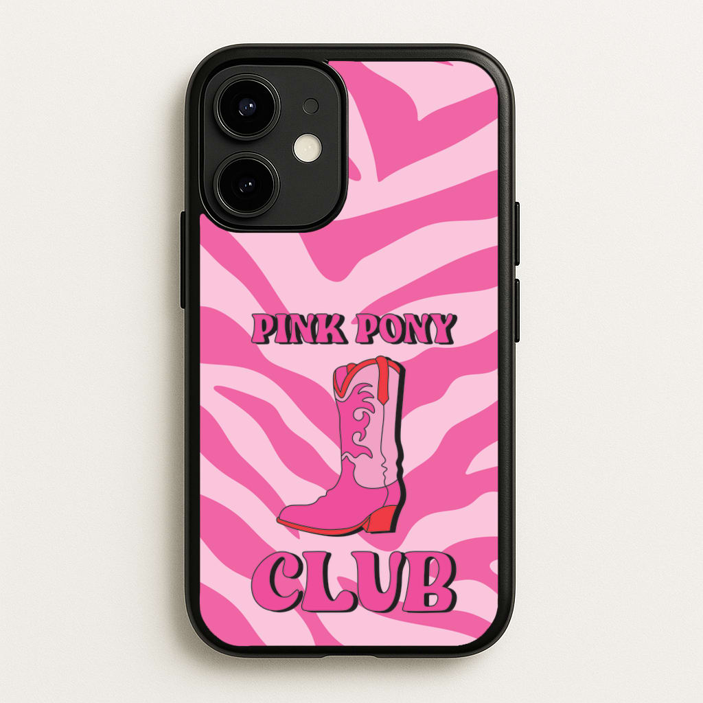 Zebra Print Pink Pony Club - Chappell Roan Phone Case for iPhone 12 Mini