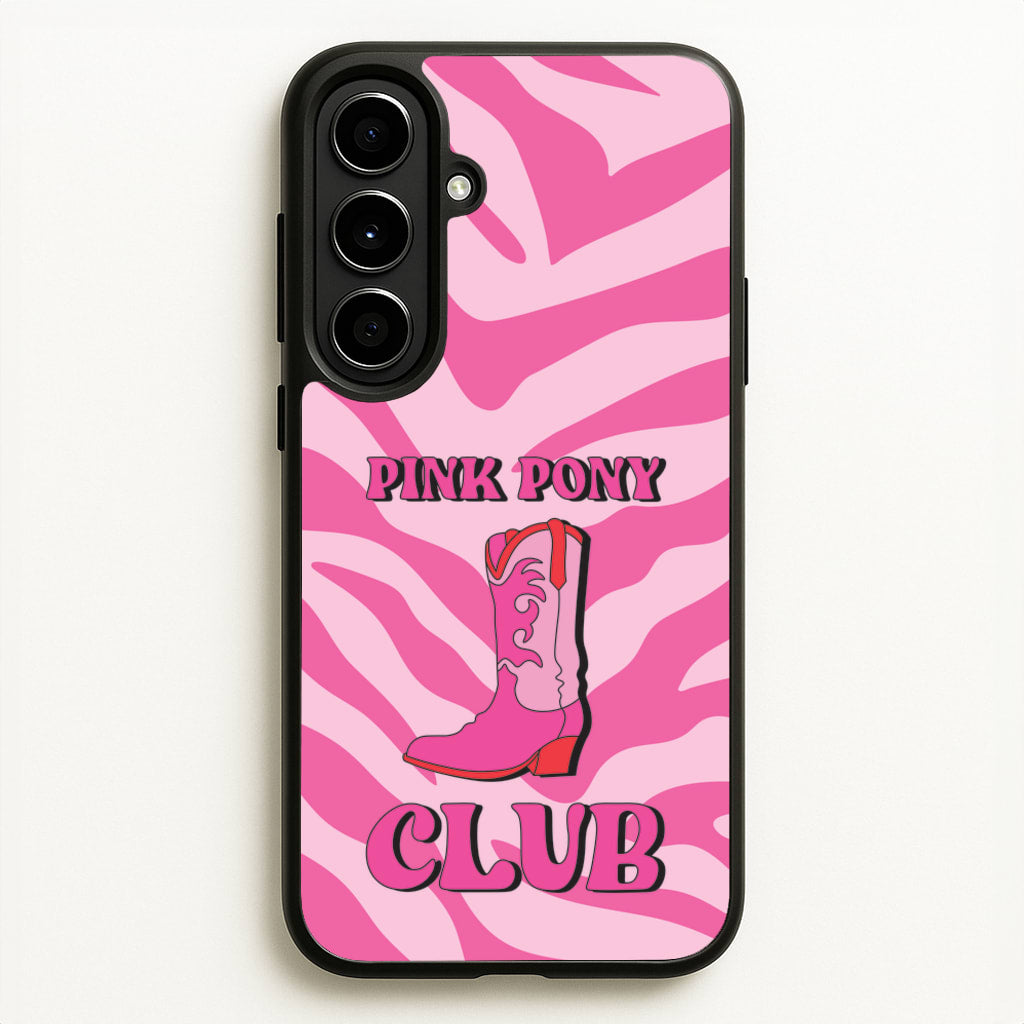 Zebra Print Pink Pony Club - Chappell Roan Phone Case for Galaxy A56