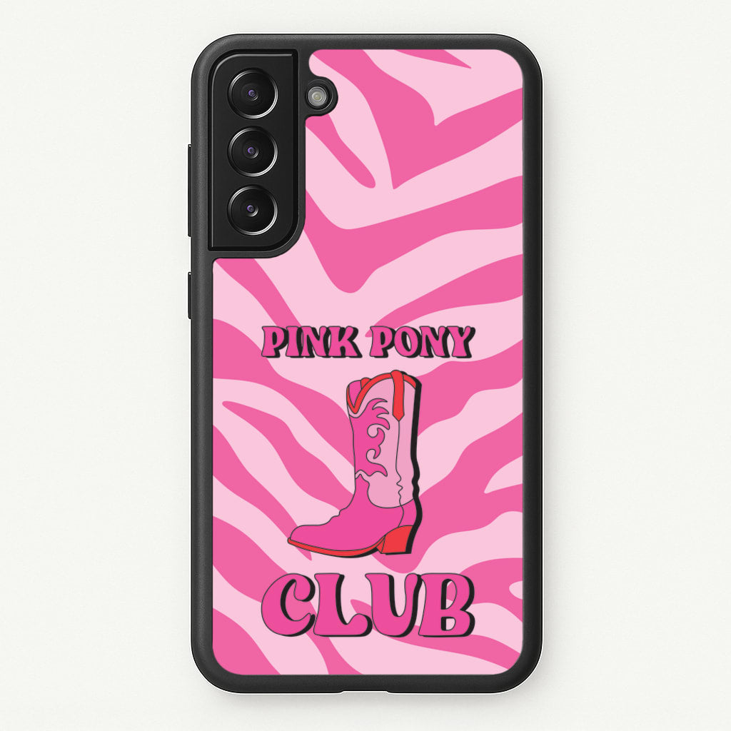 Zebra Print Pink Pony Club - Chappell Roan Phone Case for Galaxy S22