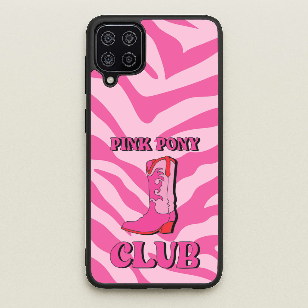 Zebra Print Pink Pony Club - Chappell Roan Phone Case for Galaxy A12