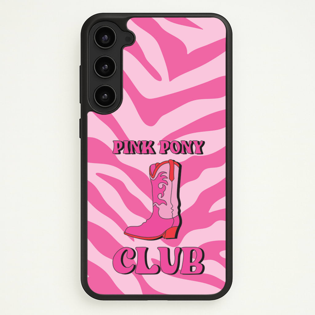 Zebra Print Pink Pony Club - Chappell Roan Phone Case for Galaxy S23 Plus
