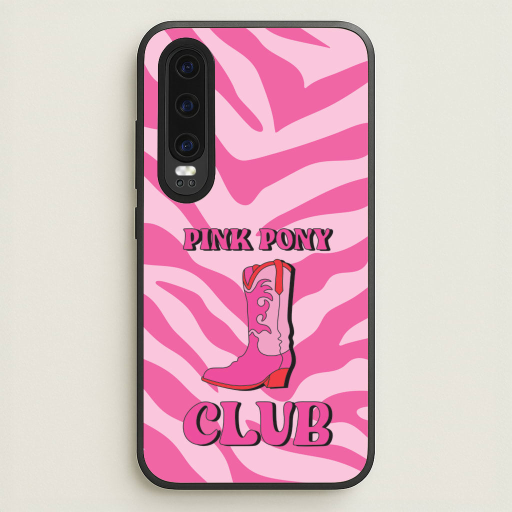 Zebra Print Pink Pony Club - Chappell Roan Phone Case for Huawei P30