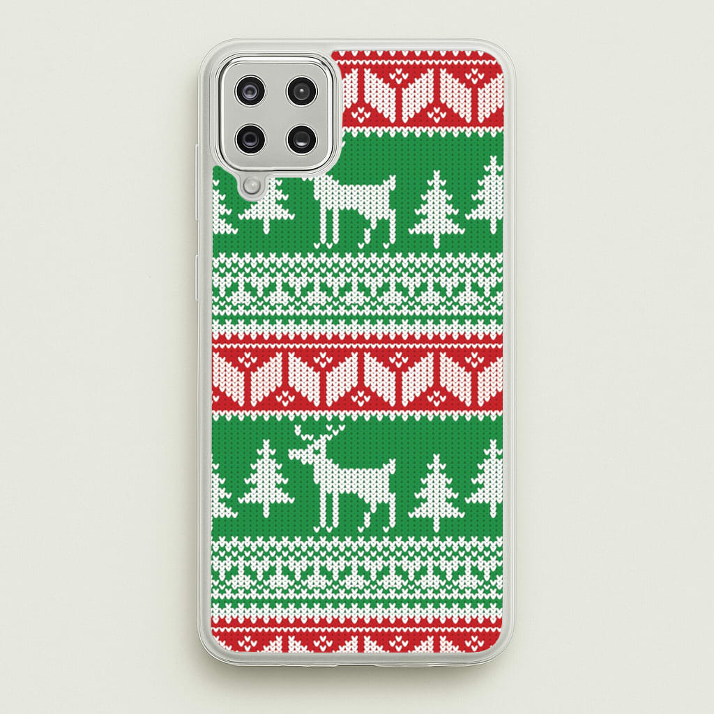 Christmas Jumper Pattern Christmas - Christmas Phone Case for Galaxy A12