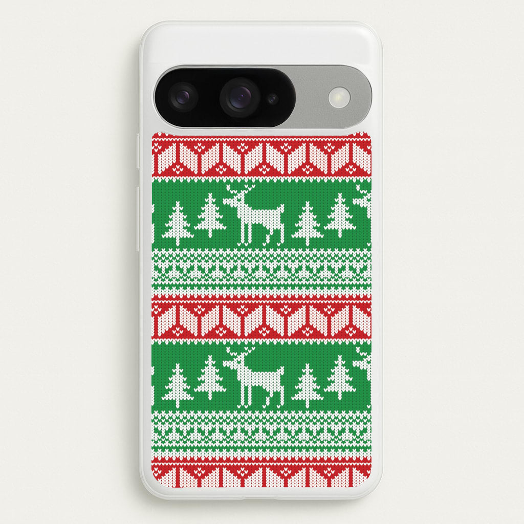 Christmas Jumper Pattern Christmas Phone Case for Google Pixel 10 / 10 Pro