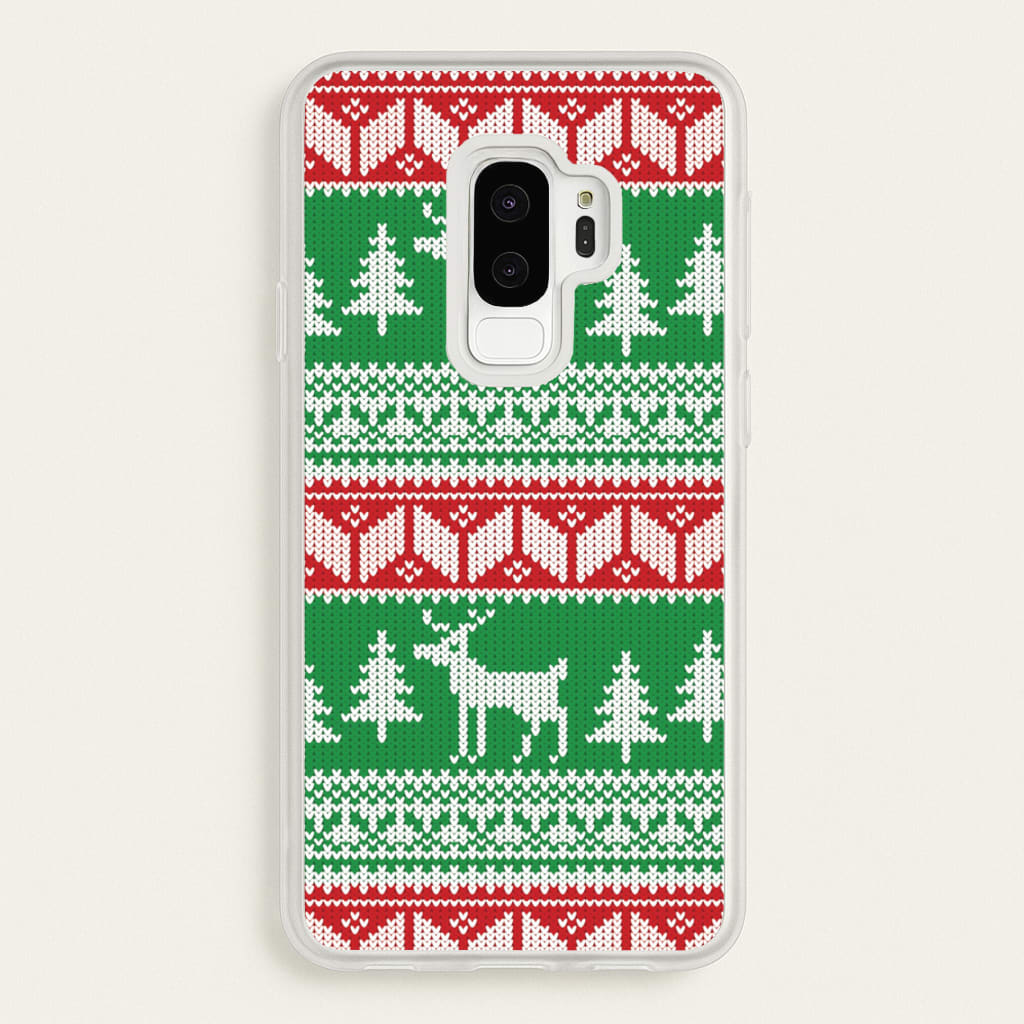 Christmas Jumper Pattern Christmas - Christmas Phone Case for Galaxy S9 Plus