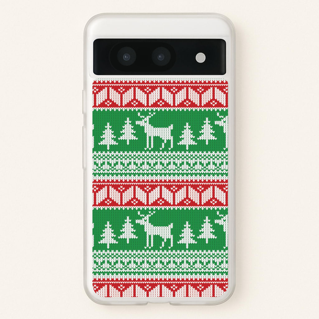 Christmas Jumper Pattern Christmas - Christmas Phone Case for Google Pixel 8a