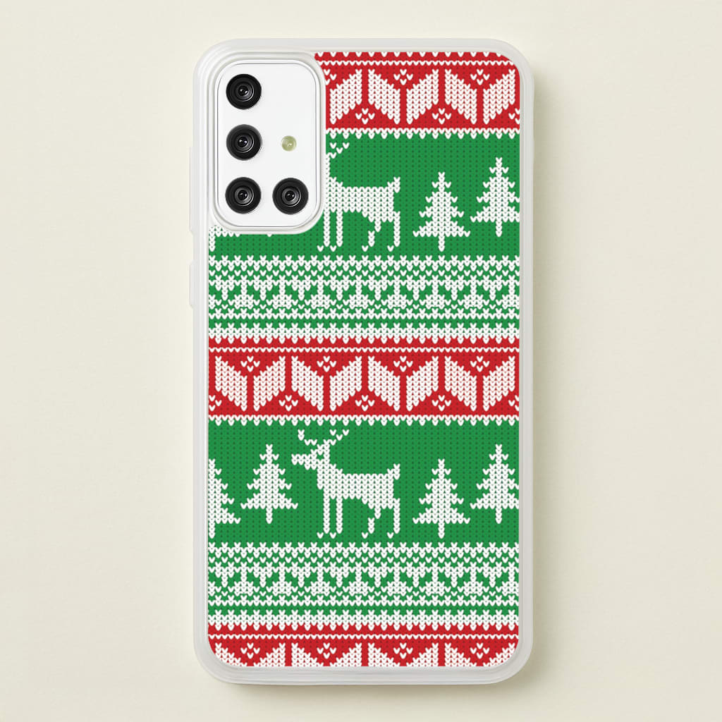 Christmas Jumper Pattern Christmas - Christmas Phone Case for Galaxy A71