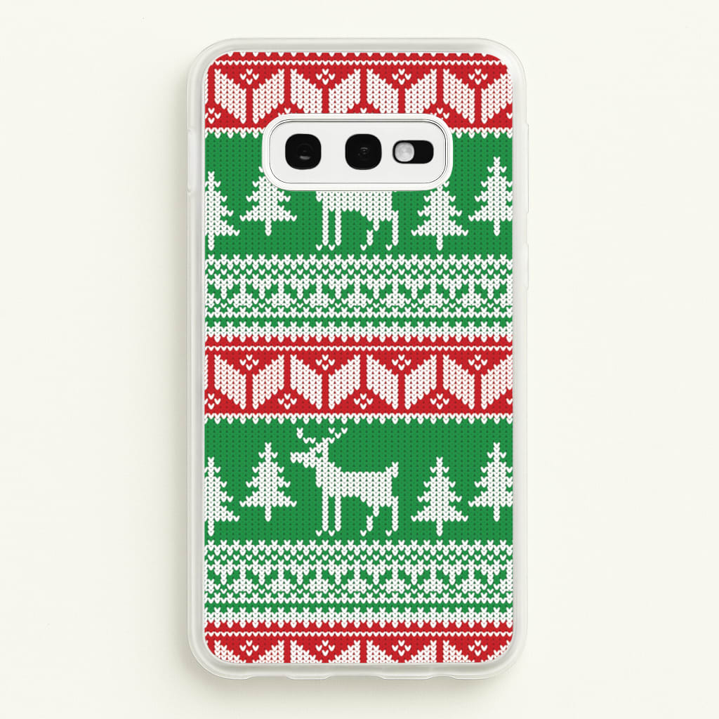 Christmas Jumper Pattern Christmas - Christmas Phone Case for Galaxy S10e
