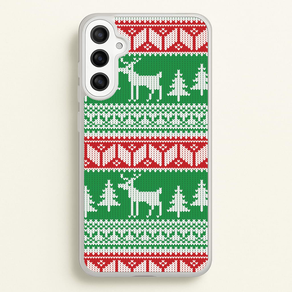 Christmas Jumper Pattern Christmas - Christmas Phone Case for Galaxy A36
