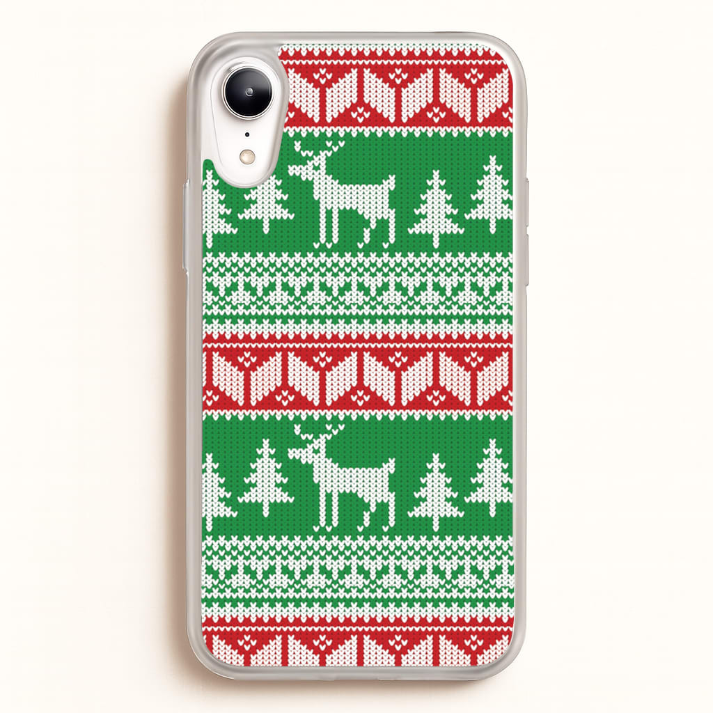 Christmas Jumper Pattern Christmas - Christmas Phone Case for iPhone XR