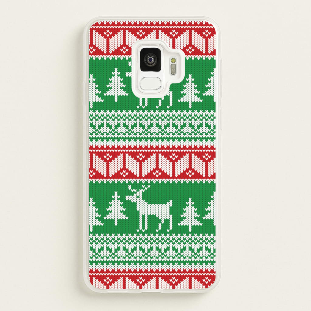 Christmas Jumper Pattern Christmas - Christmas Phone Case for Galaxy S9