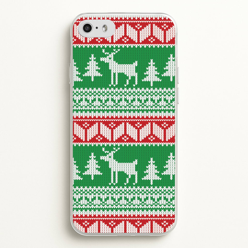 Christmas Jumper Pattern Christmas - Christmas Phone Case for iPhone 5 / 5s / SE 2016