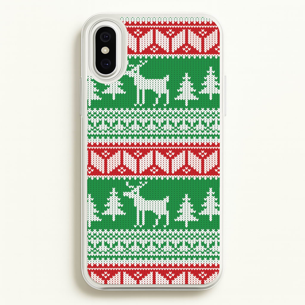 Christmas Jumper Pattern Christmas - Christmas Phone Case for iPhone XS Max