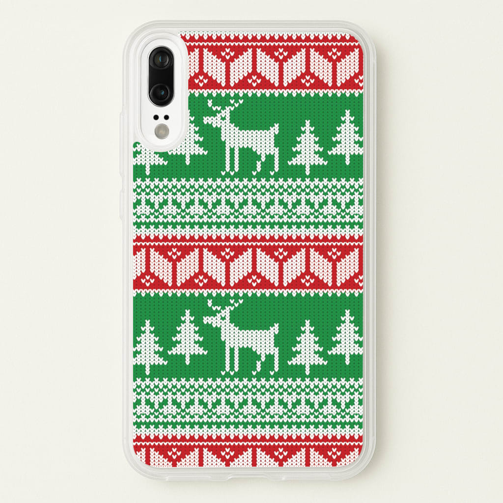 Christmas Jumper Pattern Christmas - Christmas Phone Case for Huawei P20