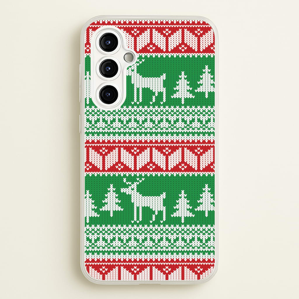 Christmas Jumper Pattern Christmas - Christmas Phone Case for Galaxy A54