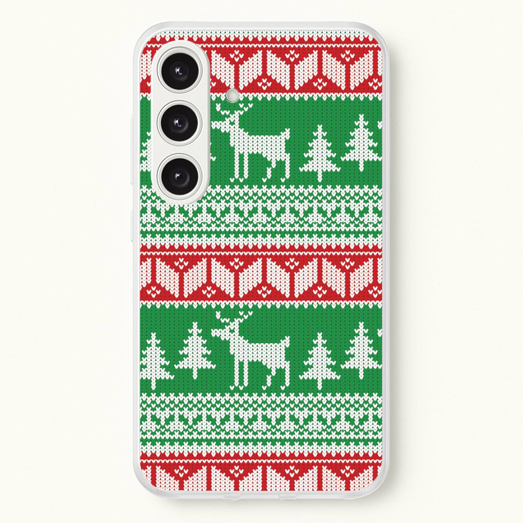 Christmas Jumper Pattern Christmas - Christmas Phone Case for Galaxy S24