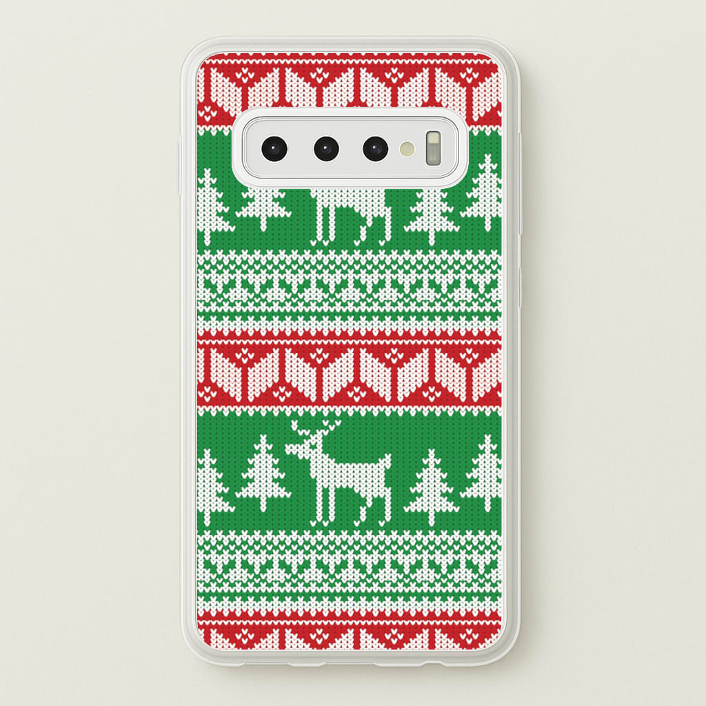 Christmas Jumper Pattern Christmas - Christmas Phone Case for Galaxy S10 Plus