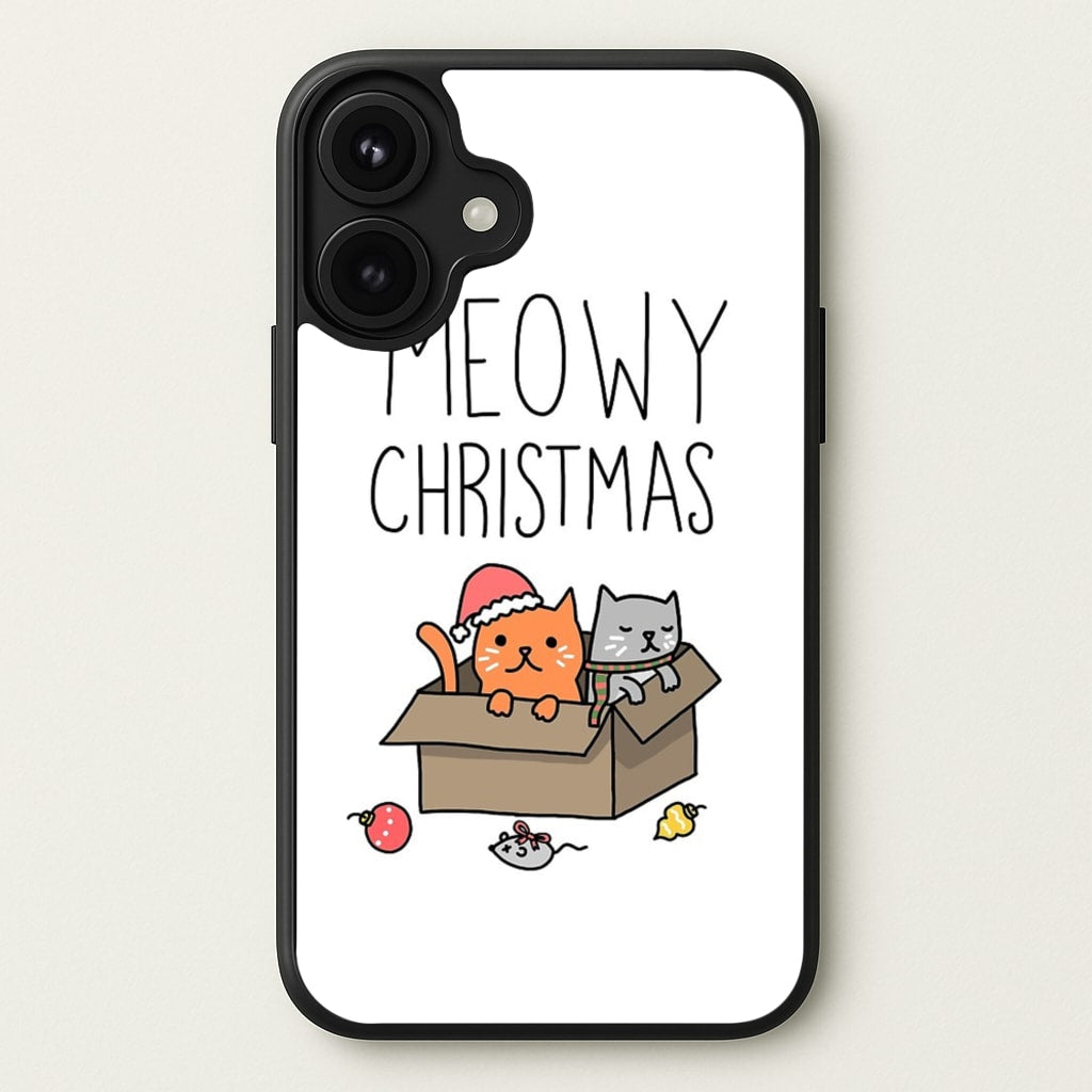 Meowy Christmas Phone Case for iPhone 17